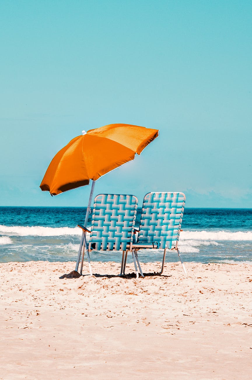 orange parasol