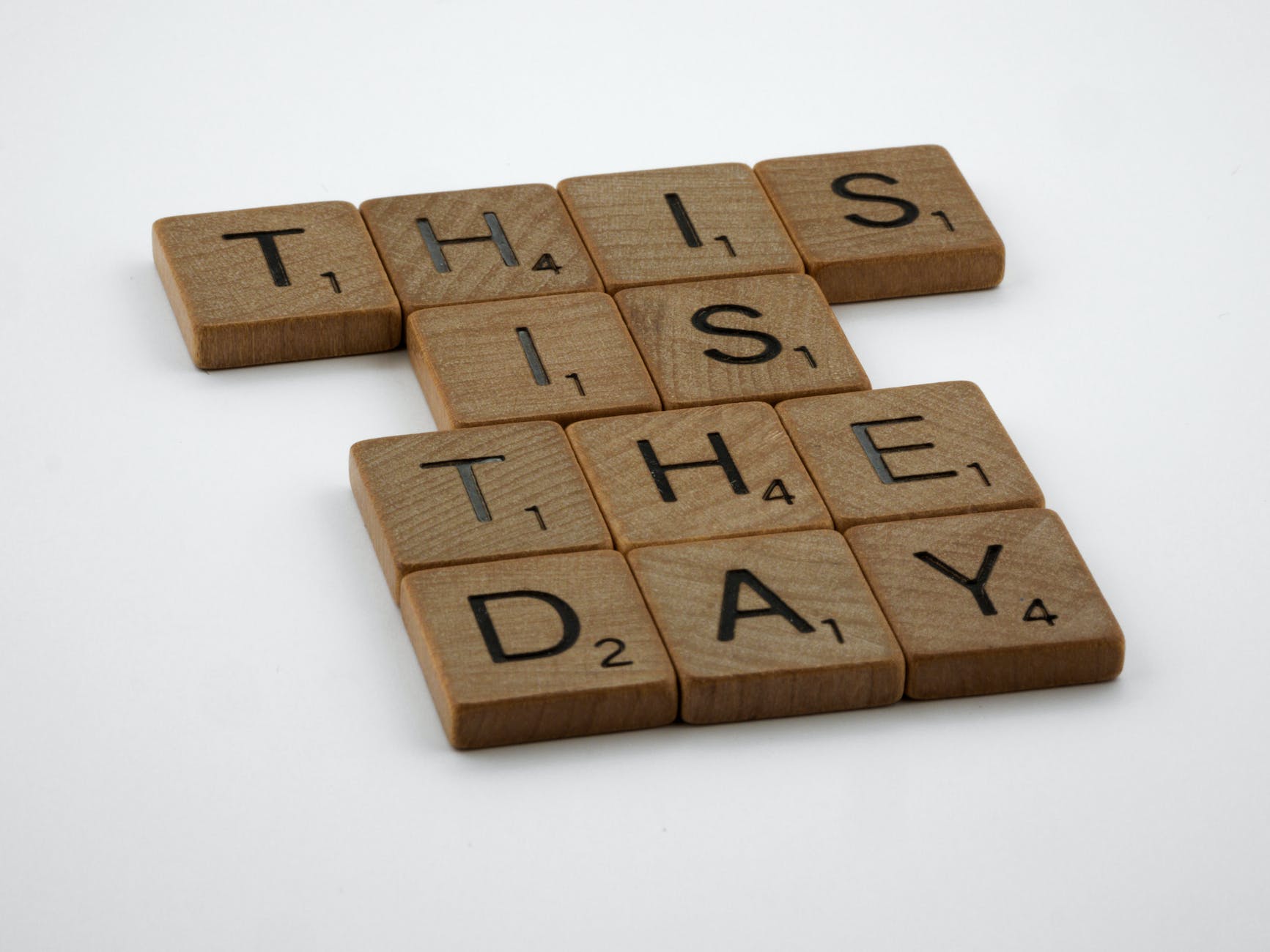brown wooden blocks on white table